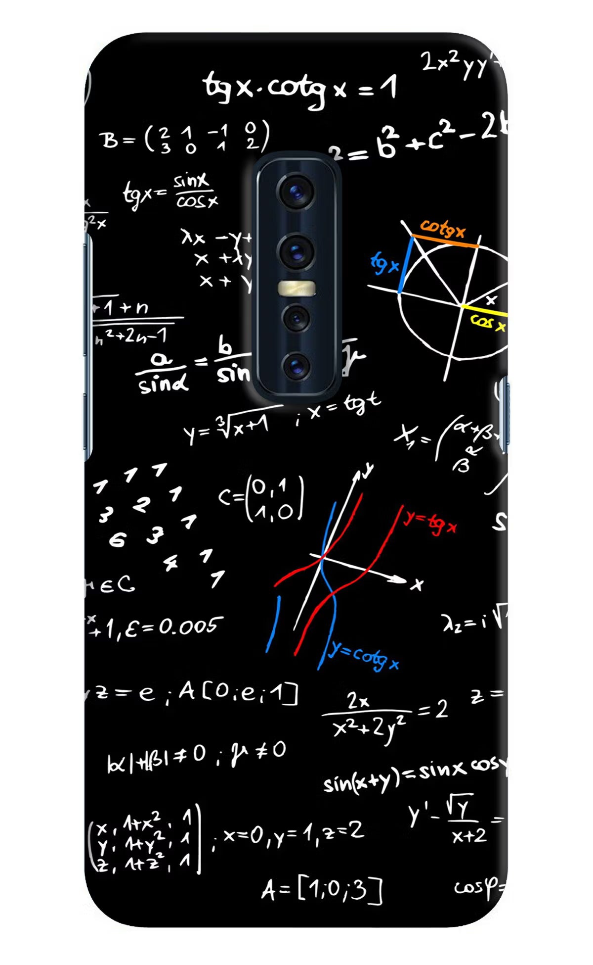 Mathematics Formula Vivo V17 Pro Hard Case Back Cover by Casekaro
