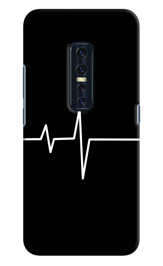 Heart Beats Vivo V17 Pro Hard Case Back Cover by Casekaro