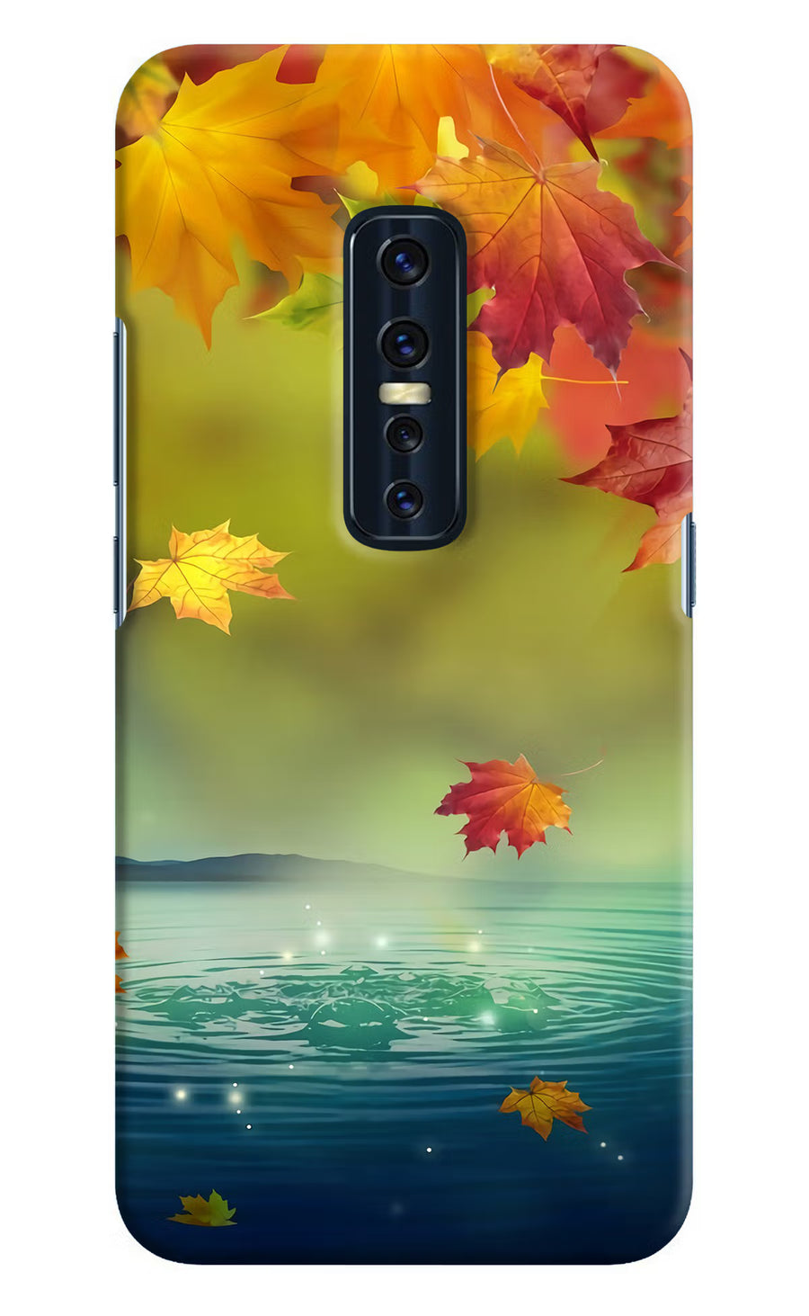 Flowers Vivo V17 Pro Back Cover, Hard case