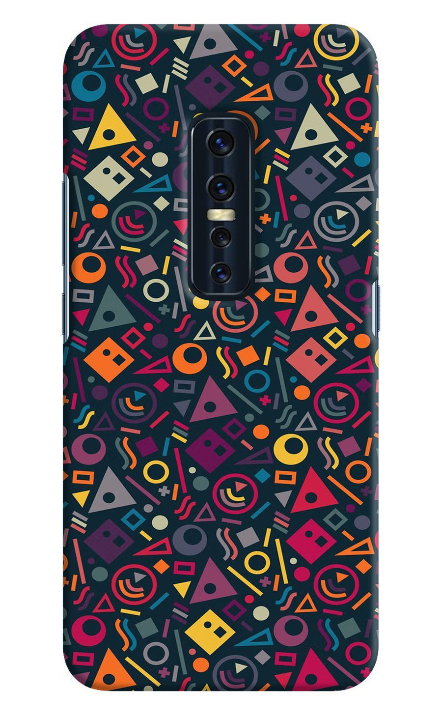 Geometric Abstract Vivo V17 Pro Back Cover, Hard case