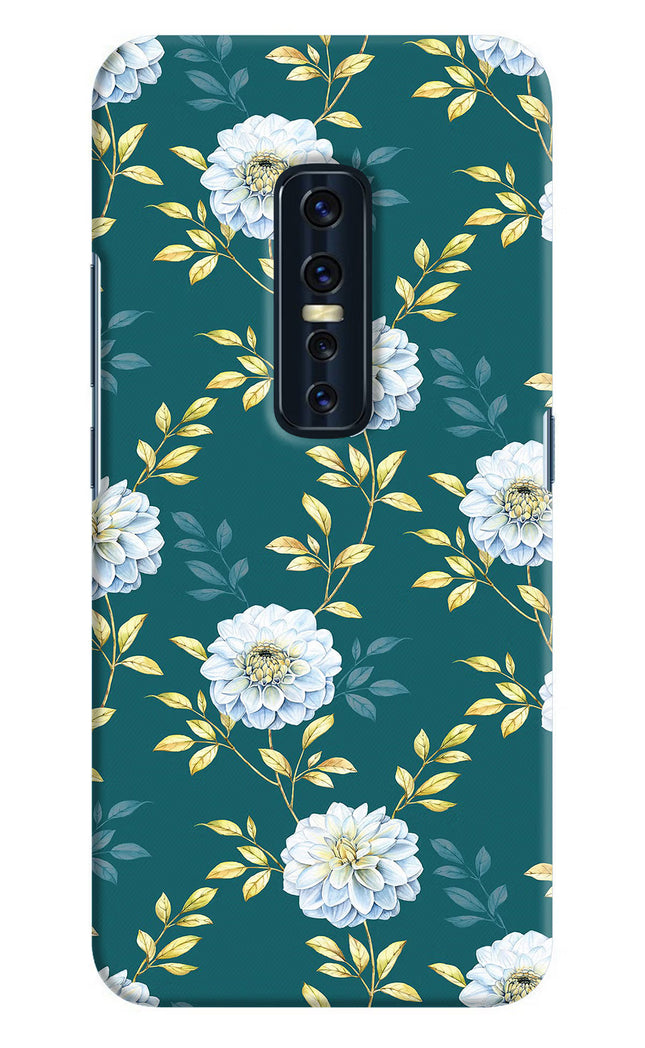 Flowers Vivo V17 Pro Hard Case Back Cover by Casekaro