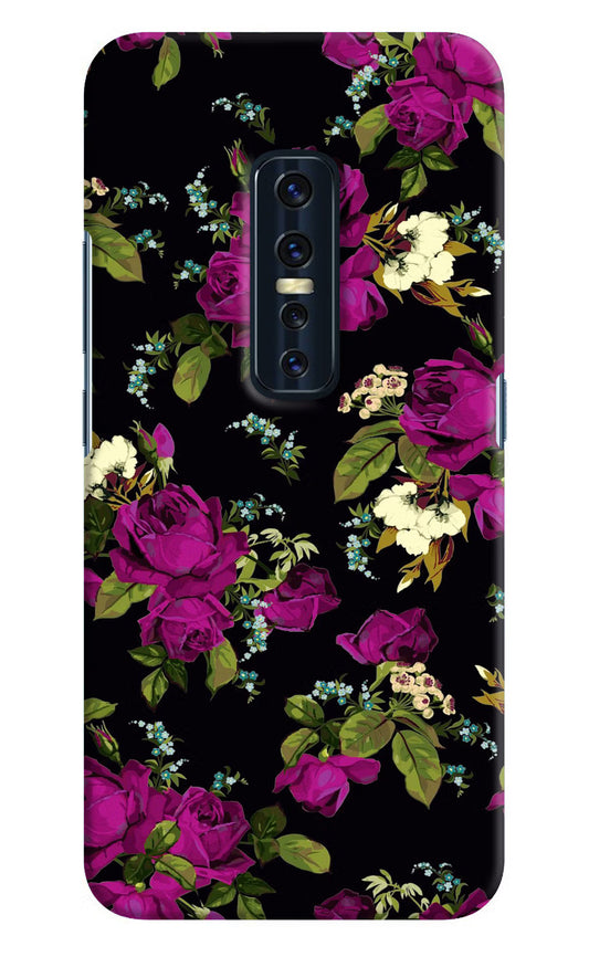 Flowers Vivo V17 Pro Hard Case Back Cover by Casekaro