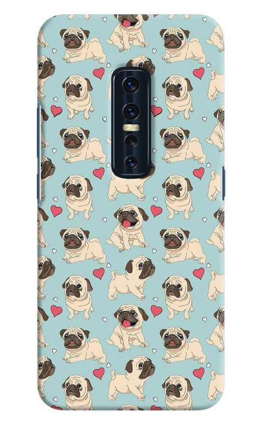 Pug Dog Vivo V17 Pro Hard Case Back Cover by Casekaro