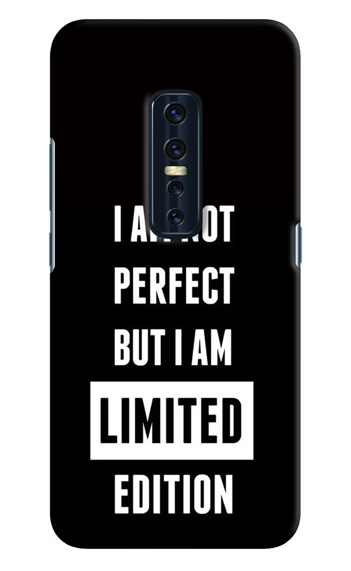 I Am Not Perfect But I Am Limited Edition Vivo V17 Pro Hard Case Back Cover by Casekaro