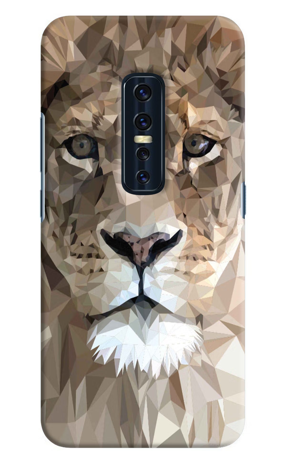 Lion Art Vivo V17 Pro Hard Case Back Cover by Casekaro