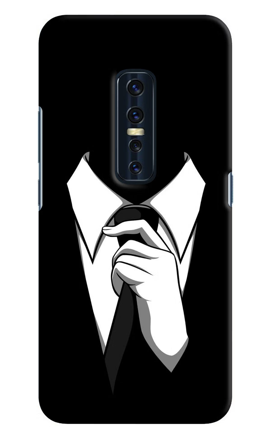 Black Tie Vivo V17 Pro Back Cover, Hard case