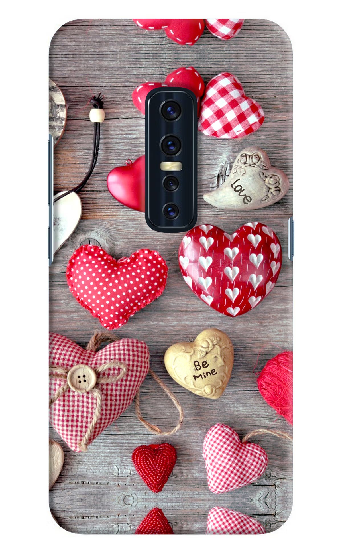 Love Wallpaper Vivo V17 Pro Hard Case Back Cover by Casekaro