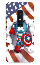 Captain America Vivo V17 Pro Hard Case Back Cover by Casekaro
