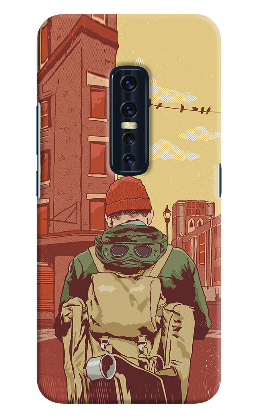 Adventurous Vivo V17 Pro Back Cover, Hard case