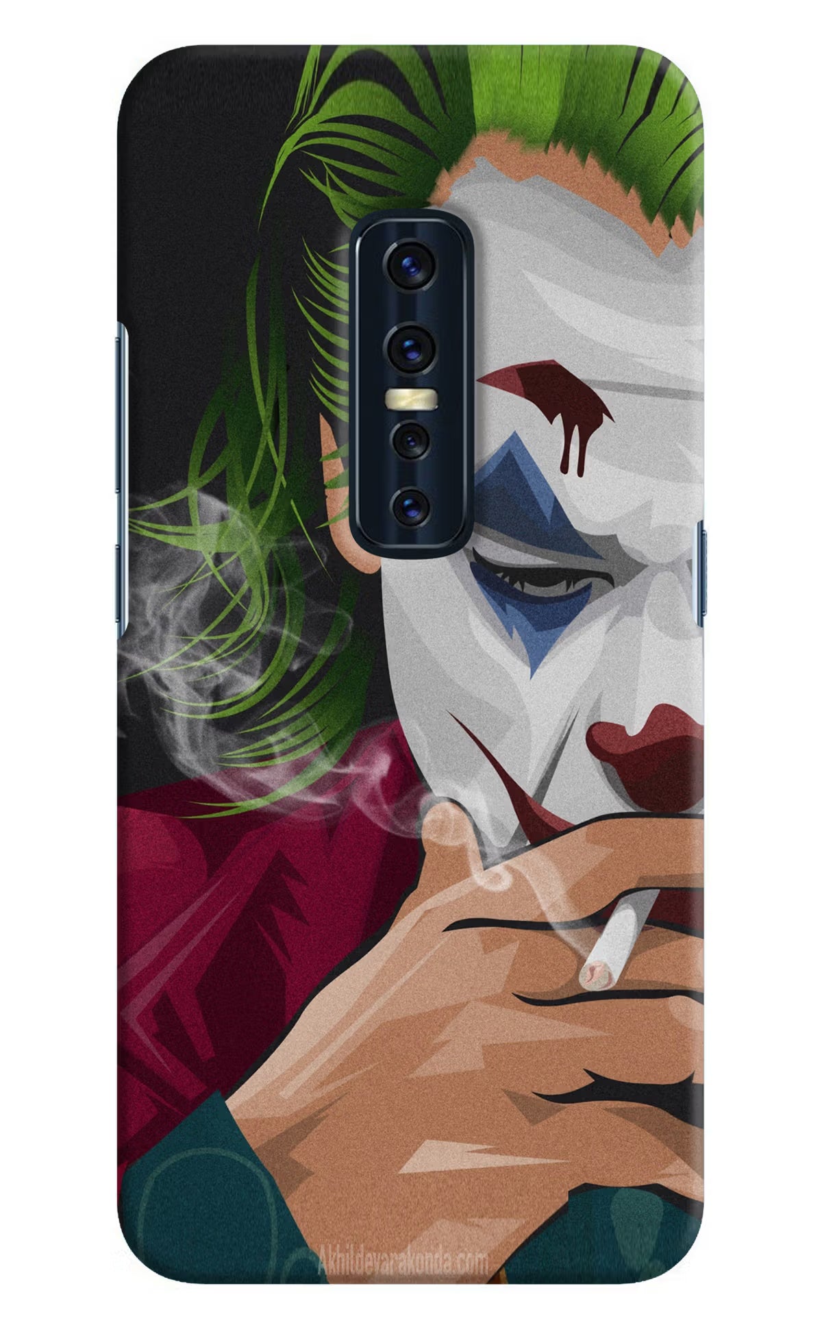 Joker Smoking Vivo V17 Pro Hard Case Back Cover by Casekaro