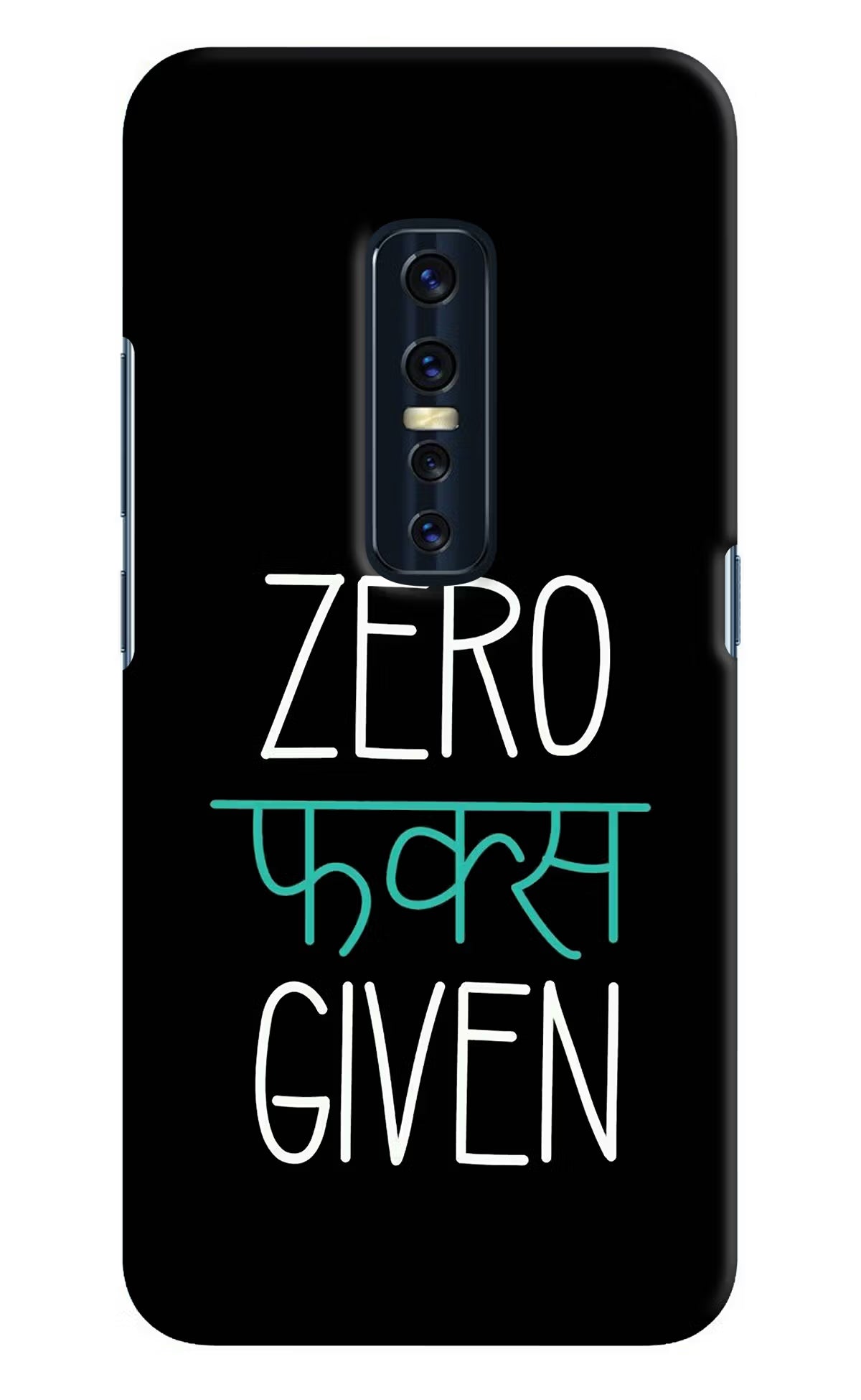 Zero Fucks Given Vivo V17 Pro Hard Case Back Cover by Casekaro