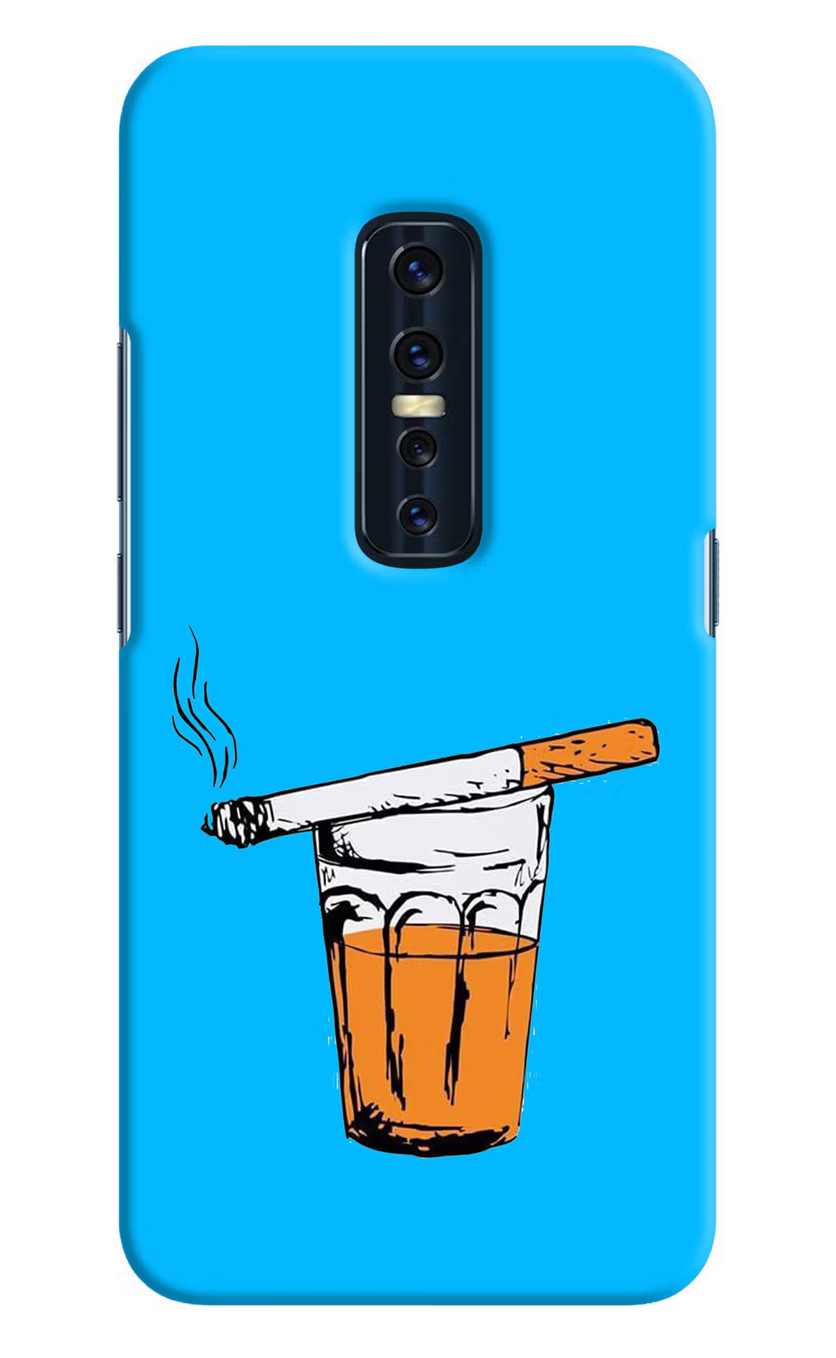 Chai Sutta Vivo V17 Pro Hard Case Back Cover by Casekaro