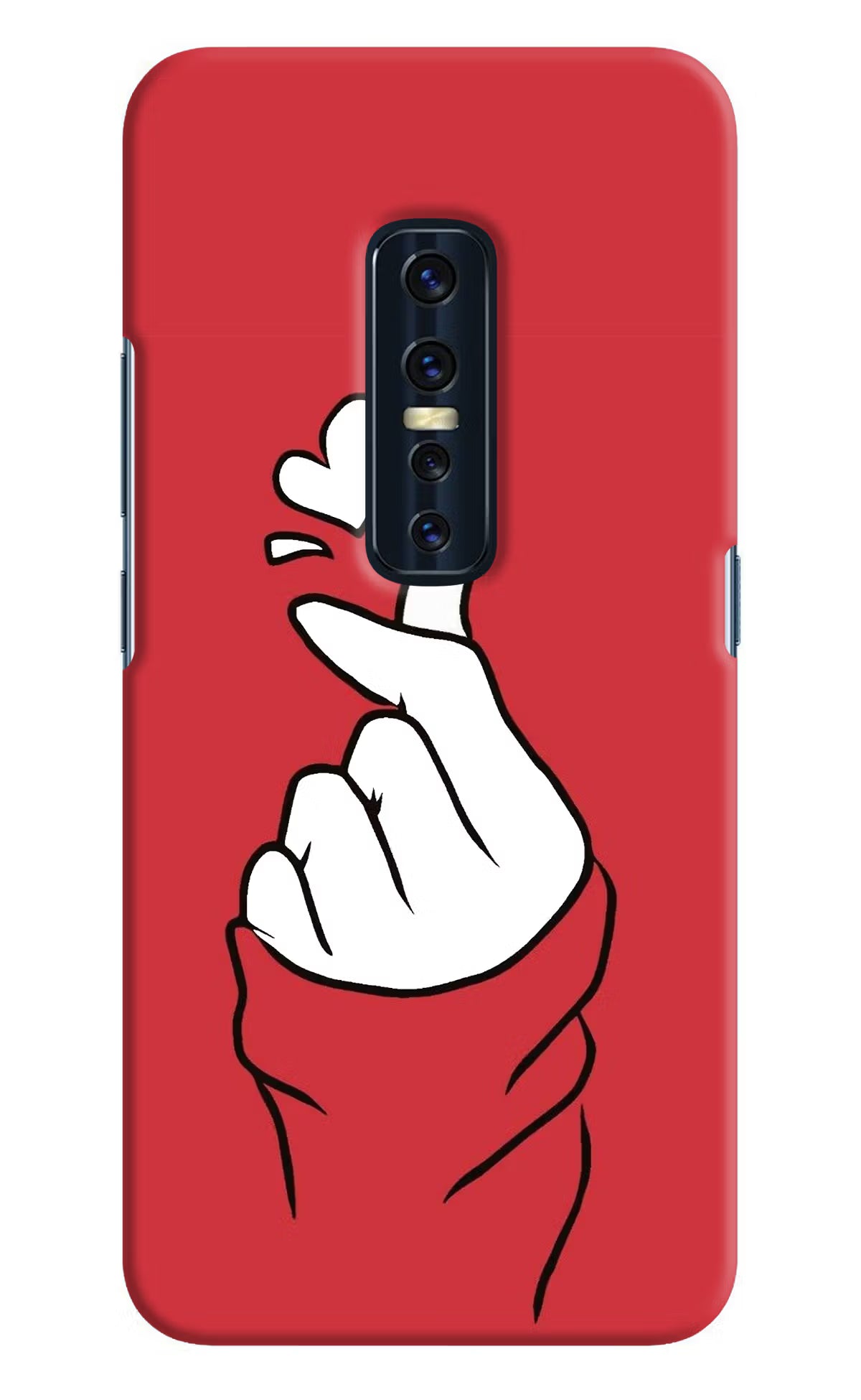 Korean Love Sign Vivo V17 Pro Hard Case Back Cover by Casekaro