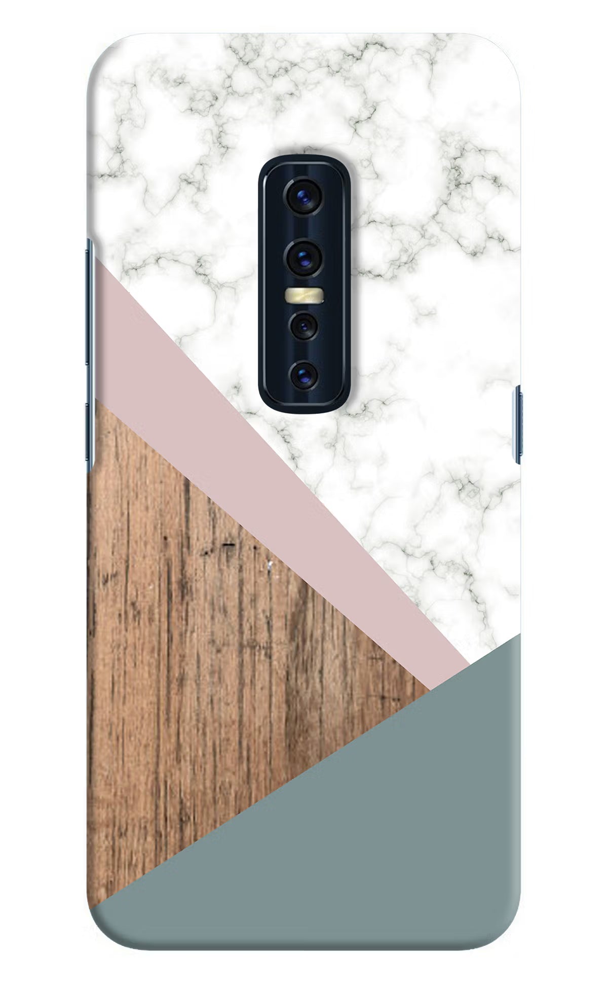 Marble wood Abstract Vivo V17 Pro Hard Case Back Cover by Casekaro