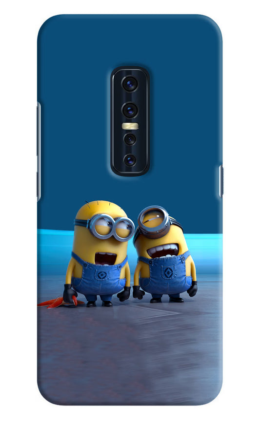 Minion Laughing Vivo V17 Pro Hard Case Back Cover by Casekaro