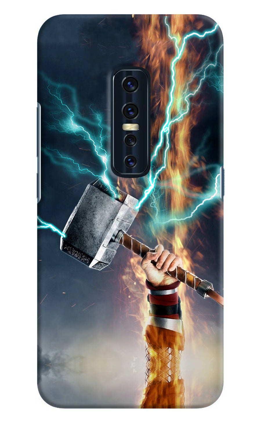 Thor Hammer Mjolnir Vivo V17 Pro Back Cover, Hard case