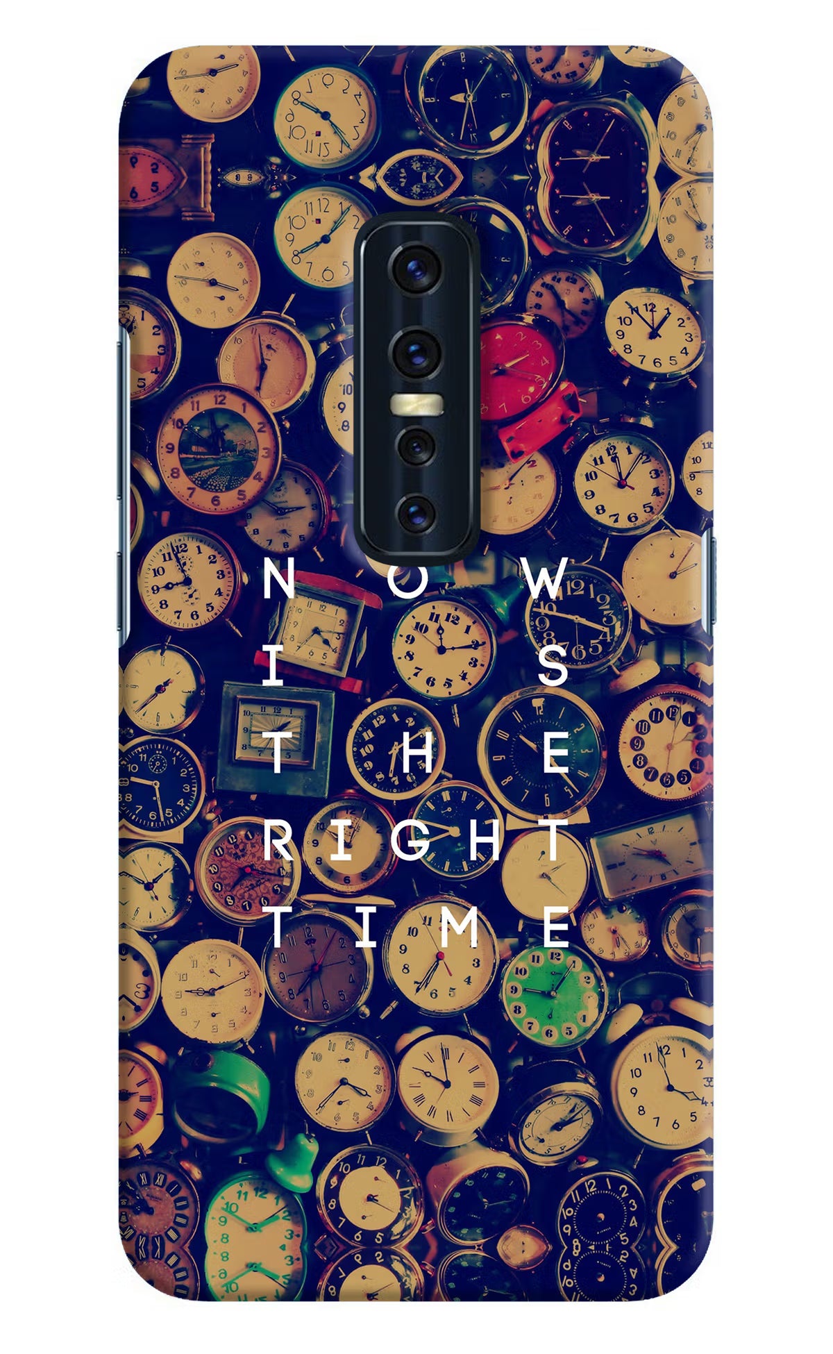 Now is the Right Time Quote Vivo V17 Pro Hard Case Back Cover by Casekaro