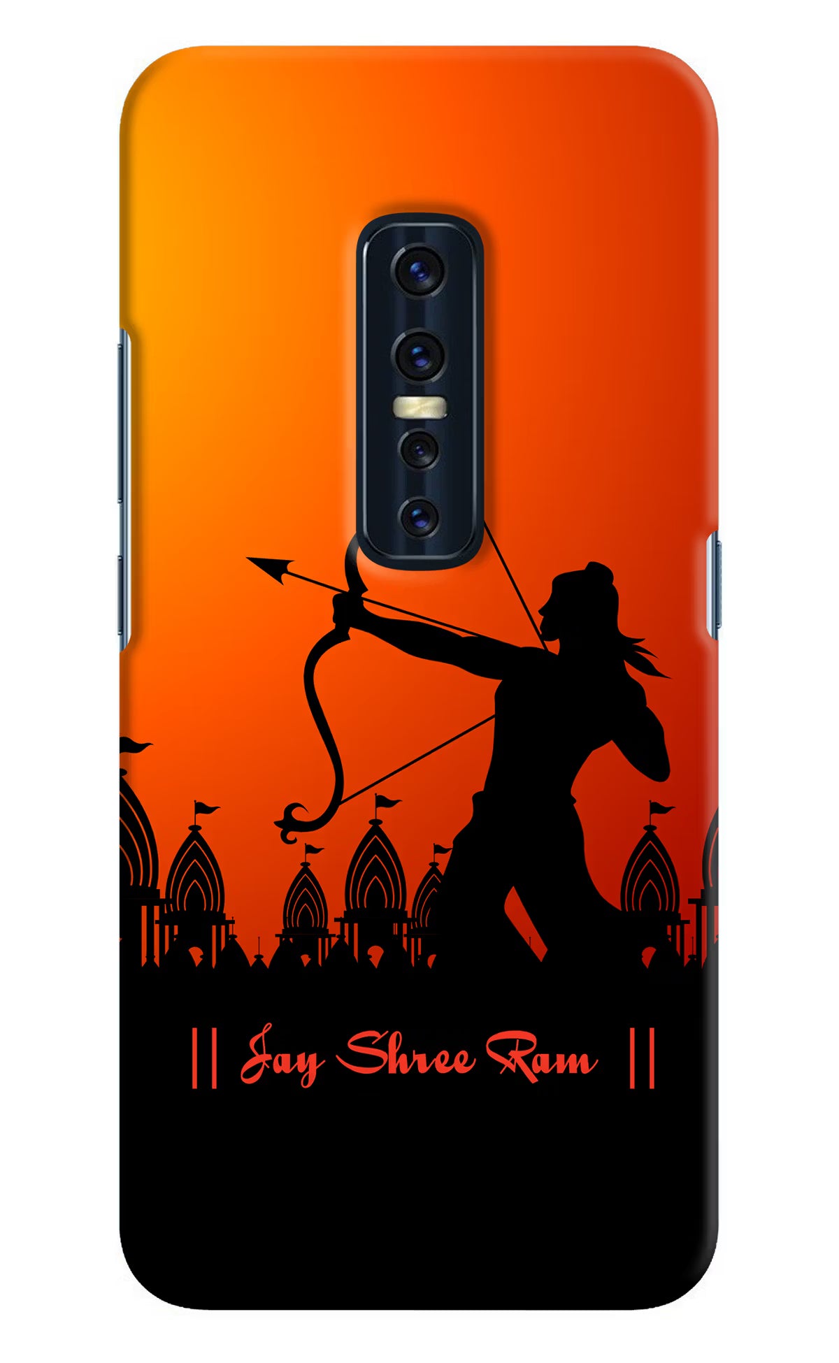 Lord Ram - 4 Vivo V17 Pro Hard Case Back Cover by Casekaro