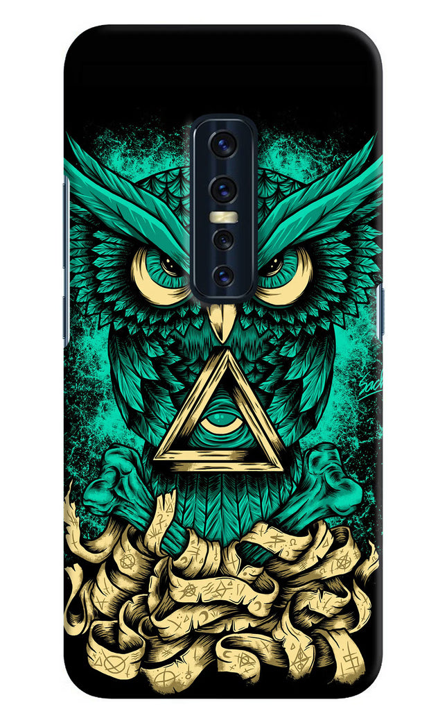 Green Owl Vivo V17 Pro Hard Case Back Cover by Casekaro