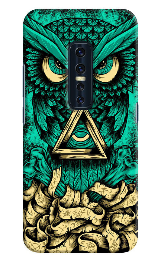 Green Owl Vivo V17 Pro Hard Case Back Cover by Casekaro