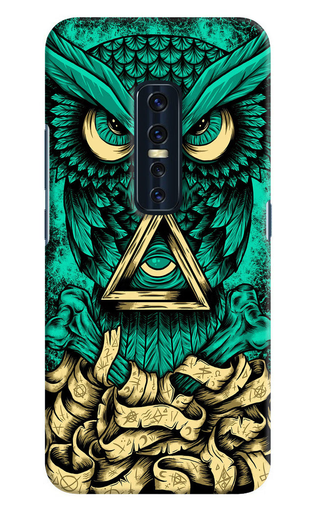 Green Owl Vivo V17 Pro Hard Case Back Cover by Casekaro