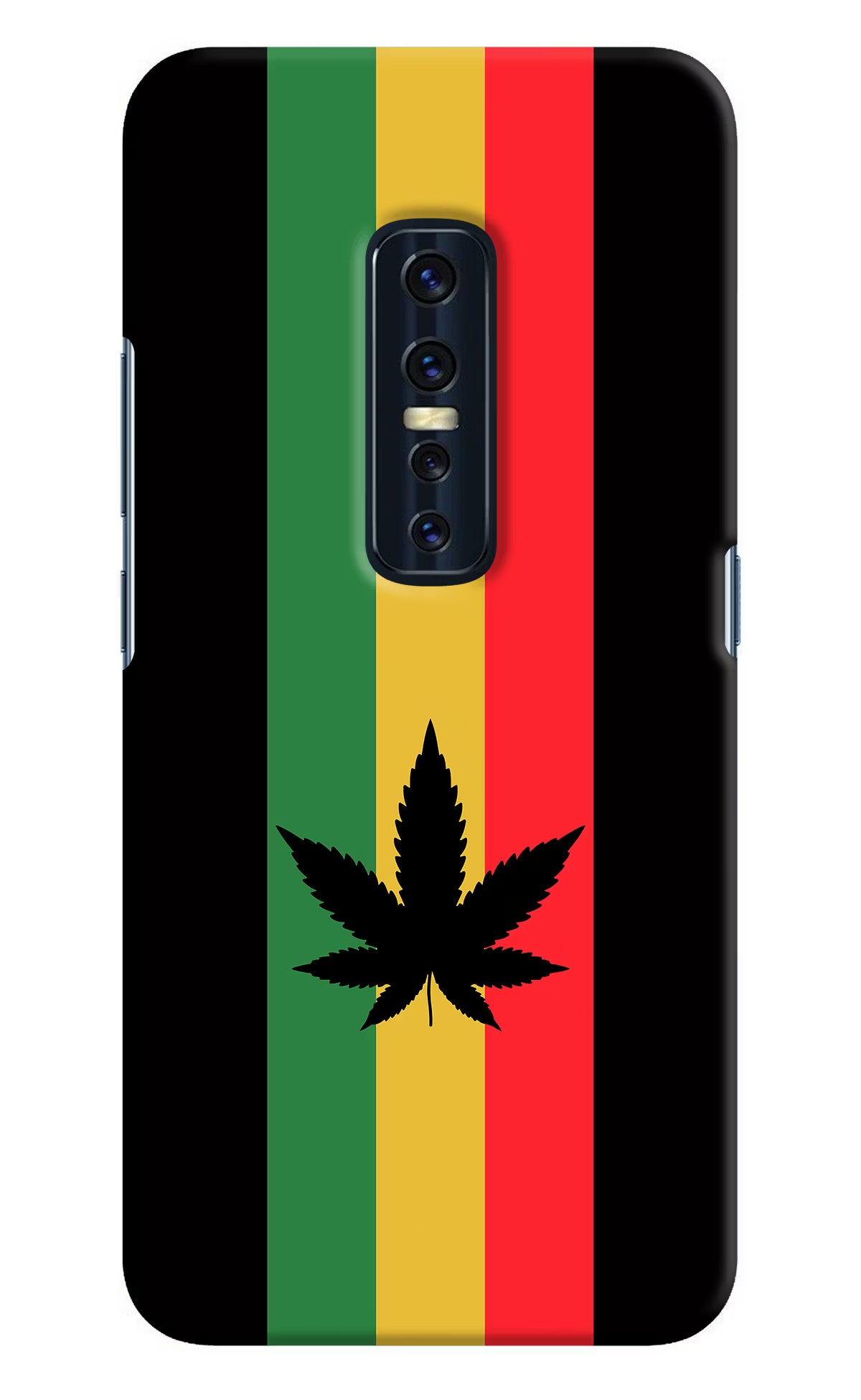 Weed Flag Vivo V17 Pro Hard Case Back Cover by Casekaro