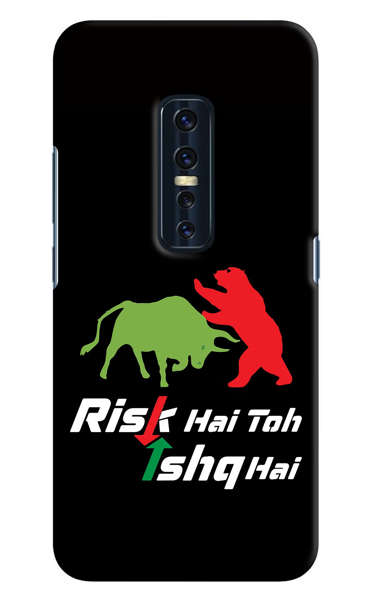 Risk Hai Toh Ishq Hai Vivo V17 Pro Hard Case Back Cover by Casekaro