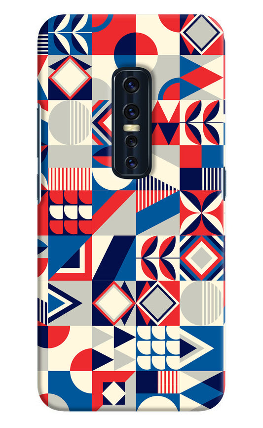 Colorful Pattern Vivo V17 Pro Hard Case Back Cover by Casekaro