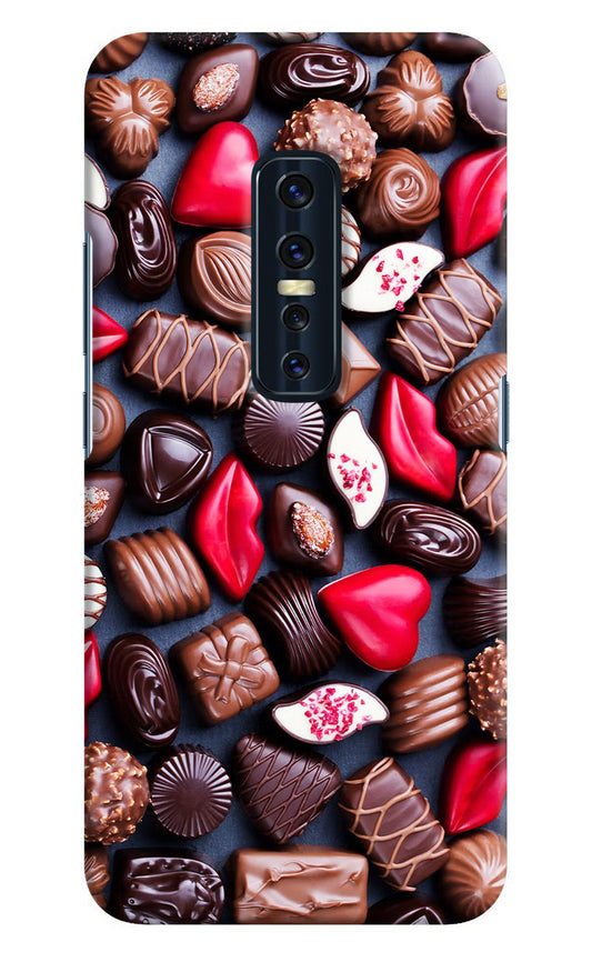 Chocolates Vivo V17 Pro Hard Case Back Cover by Casekaro