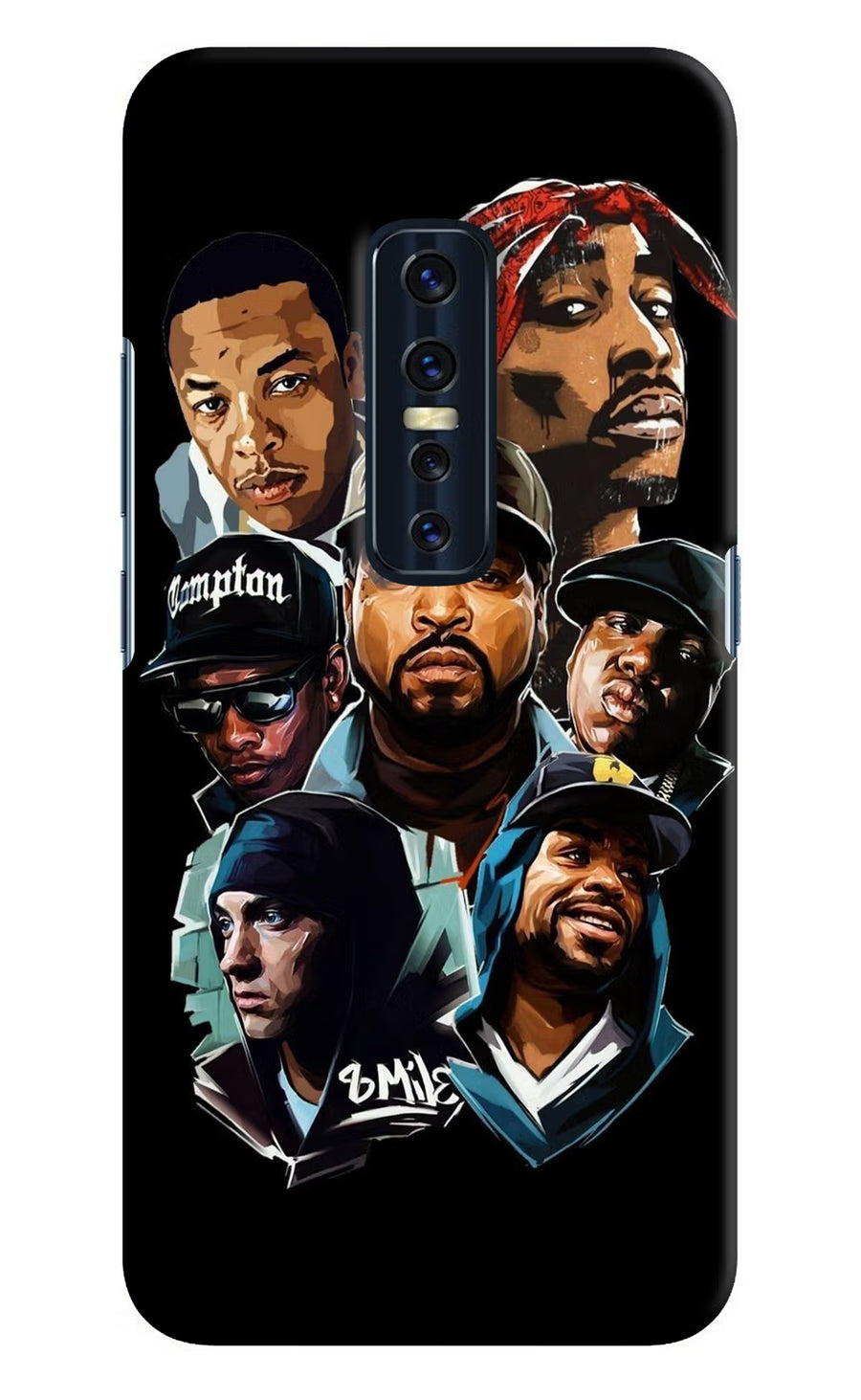 Rappers Vivo V17 Pro Back Cover, Hard case