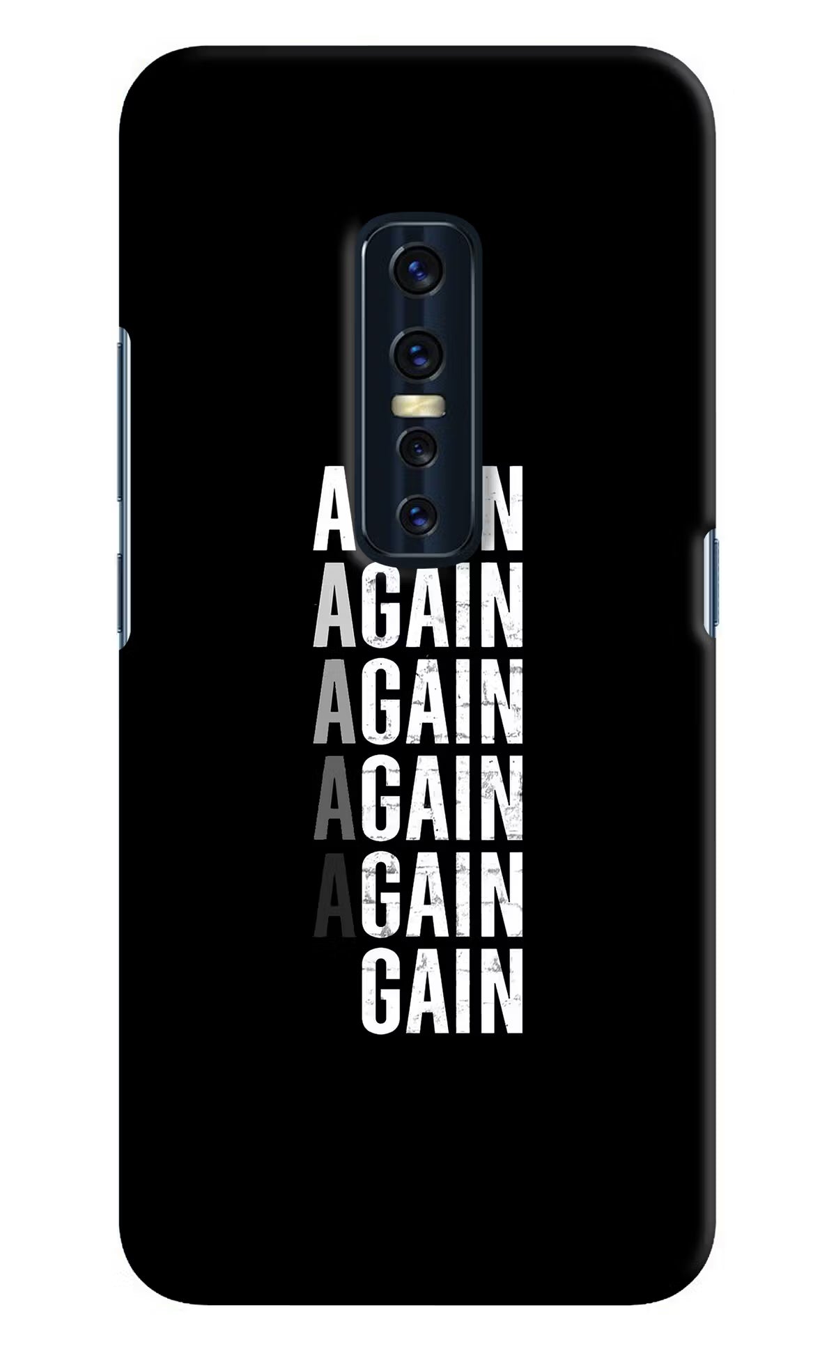 Again Again Gain Vivo V17 Pro Hard Case Back Cover by Casekaro