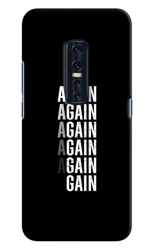 Again Again Gain Vivo V17 Pro Hard Case Back Cover by Casekaro