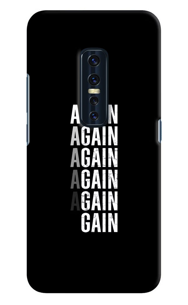 Again Again Gain Vivo V17 Pro Hard Case Back Cover by Casekaro