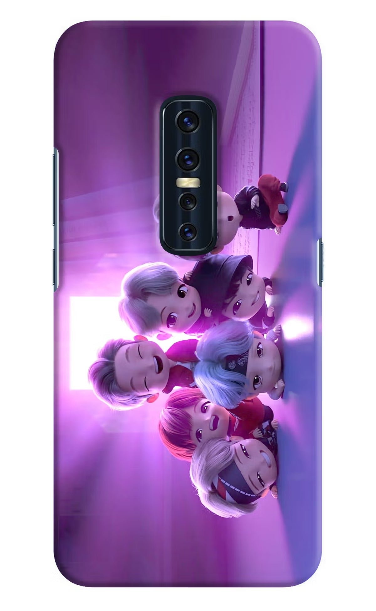 BTS Chibi Vivo V17 Pro Hard Case Back Cover by Casekaro