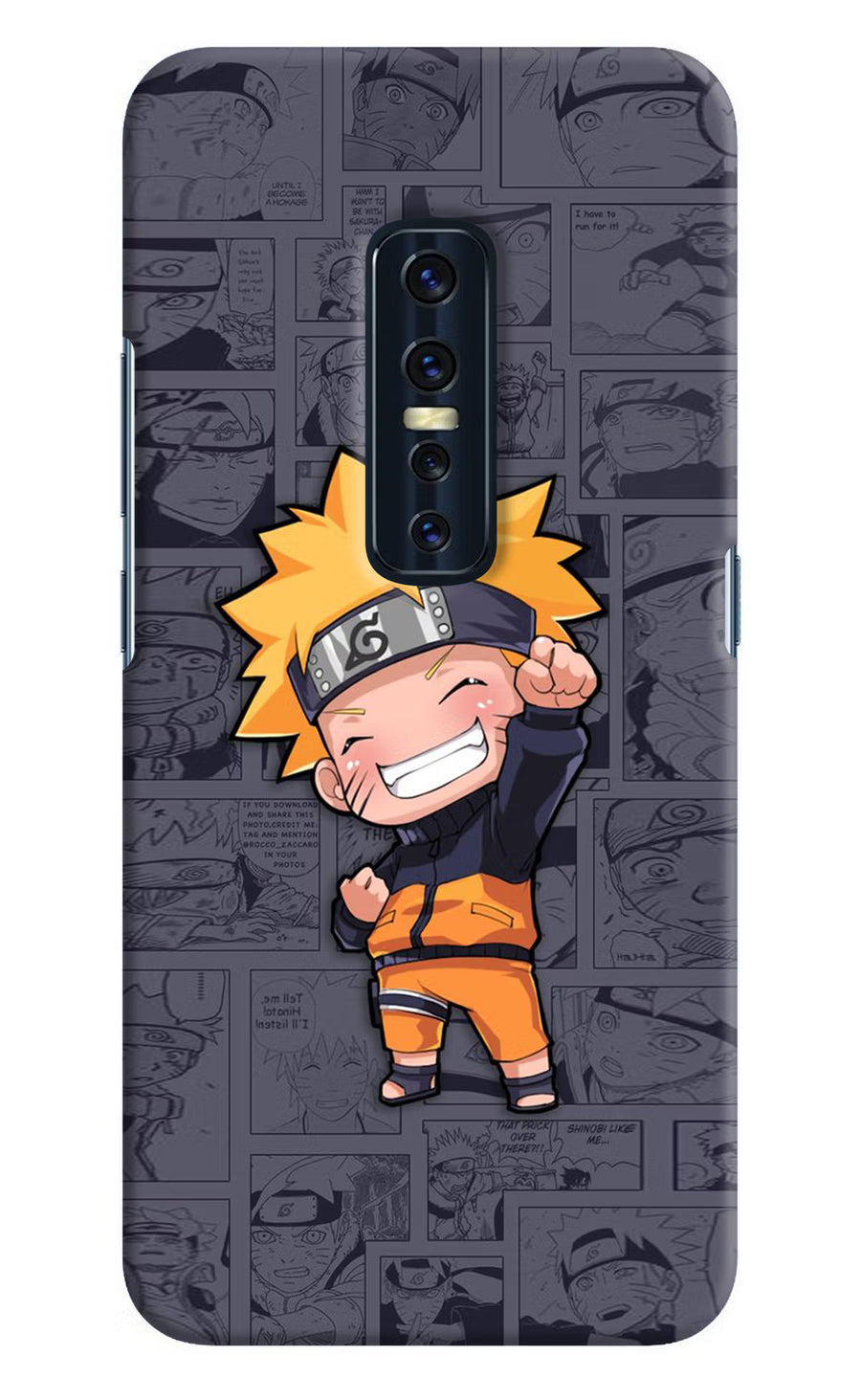 Chota Naruto Vivo V17 Pro Back Cover, Hard case