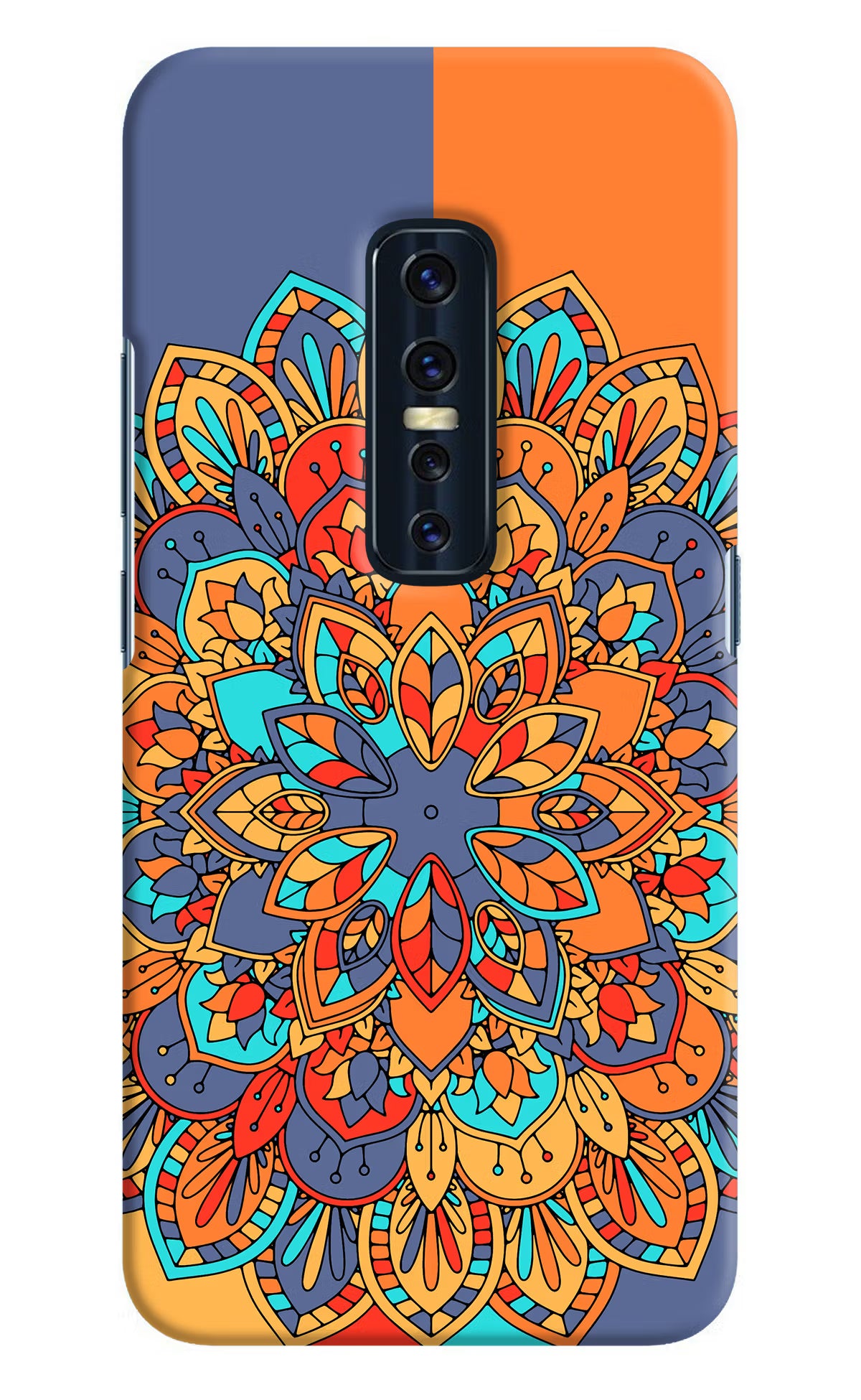 Color Mandala Vivo V17 Pro Hard Case Back Cover by Casekaro