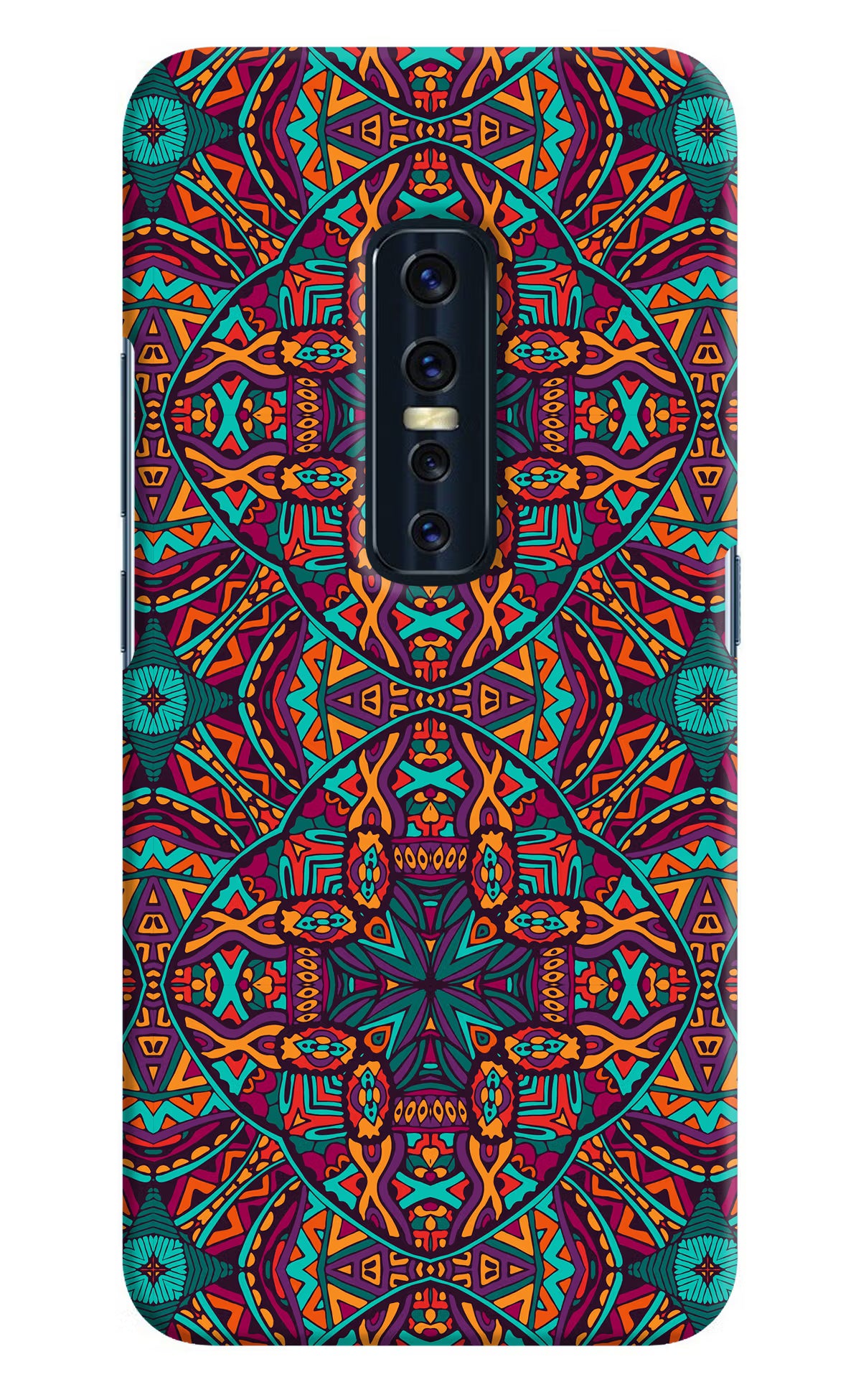 Colour Mandala Vivo V17 Pro Hard Case Back Cover by Casekaro