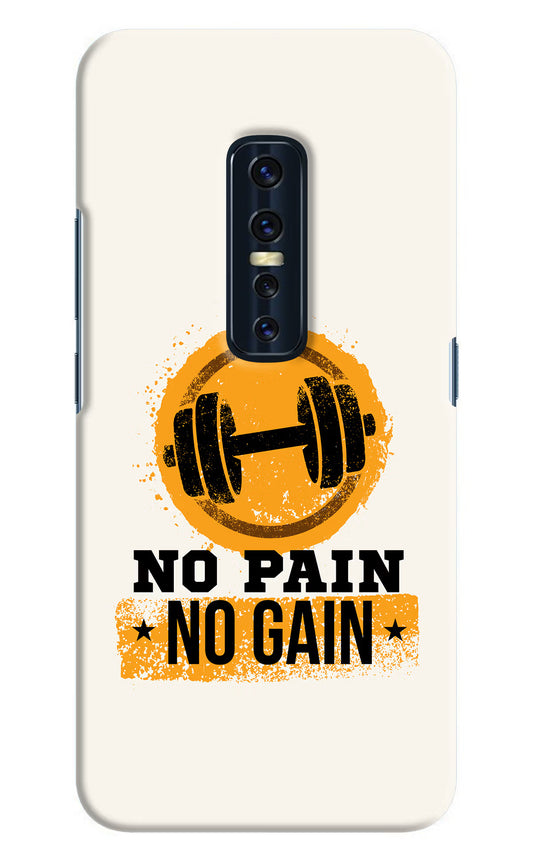No Pain No Gain Vivo V17 Pro Hard Case Back Cover by Casekaro