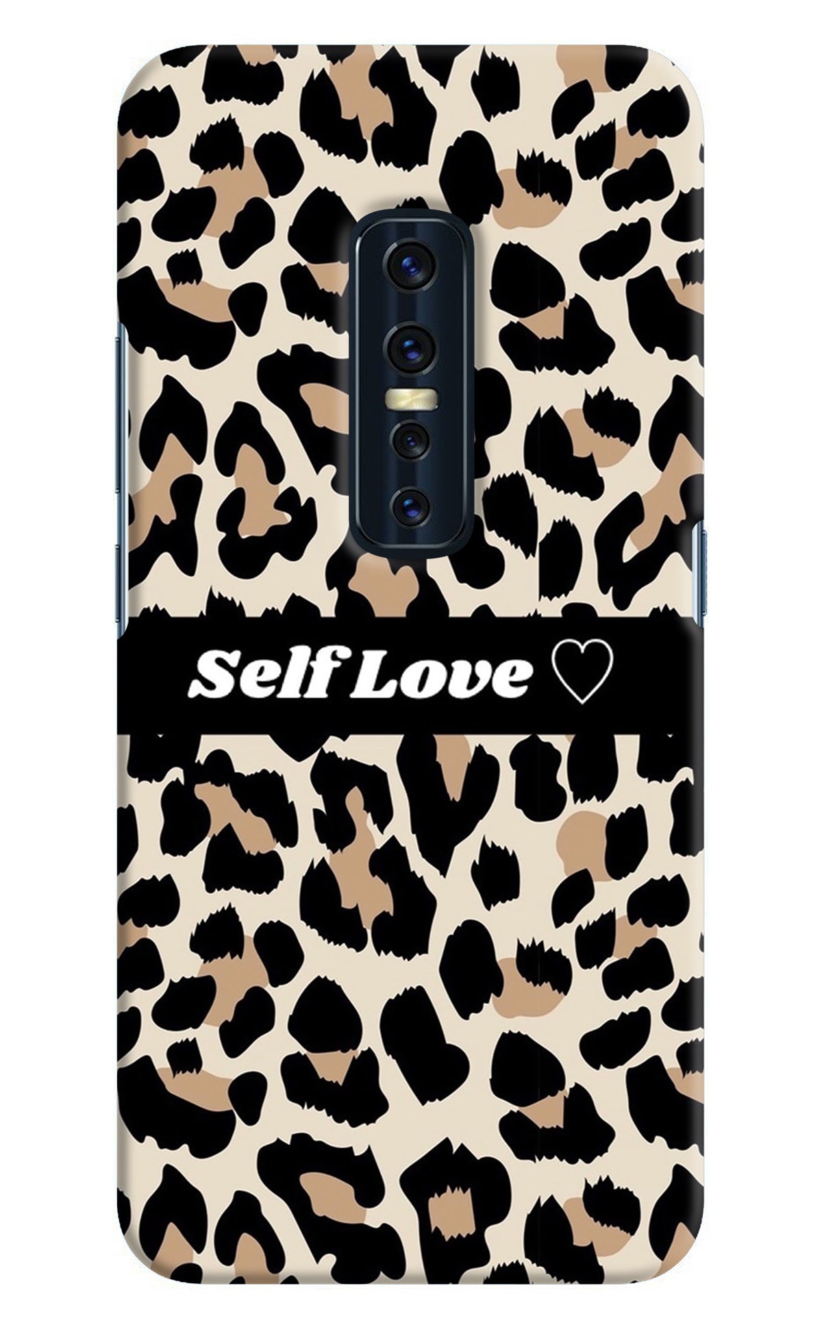 Leopard Print Self Love Vivo V17 Pro Back Cover