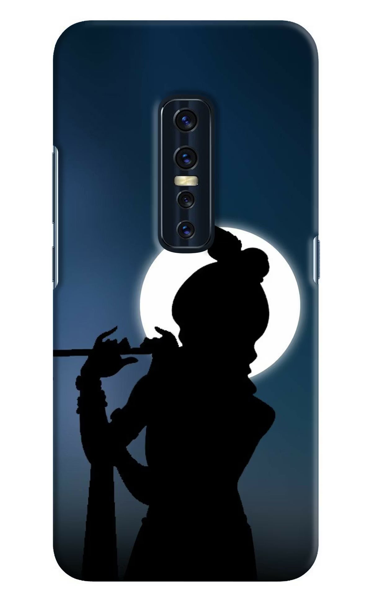 Shri Krishna Silhouette Vivo V17 Pro Hard Case Back Cover by Casekaro