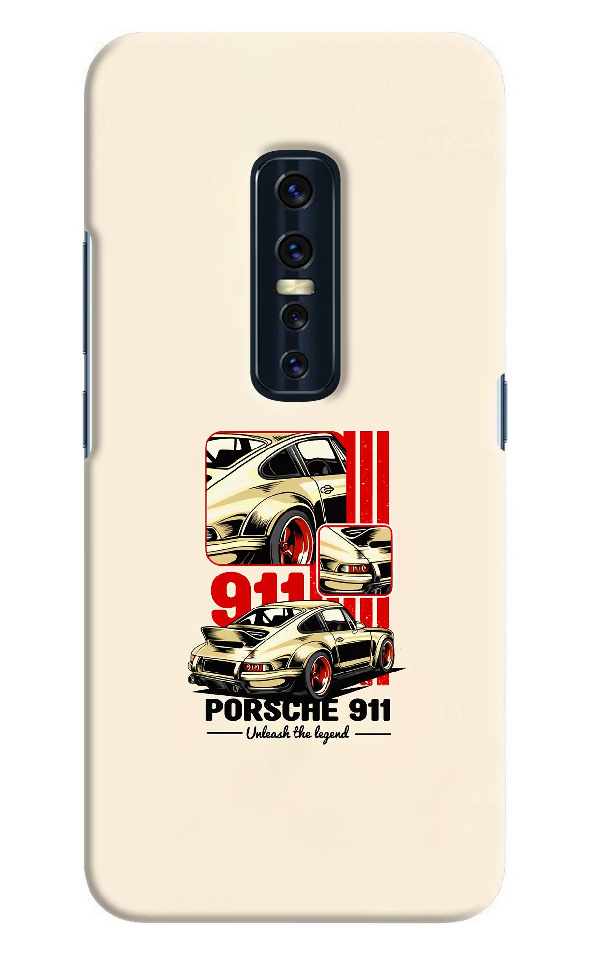 Classic Porsche 911 Vivo V17 Pro Hard Case Back Cover by Casekaro