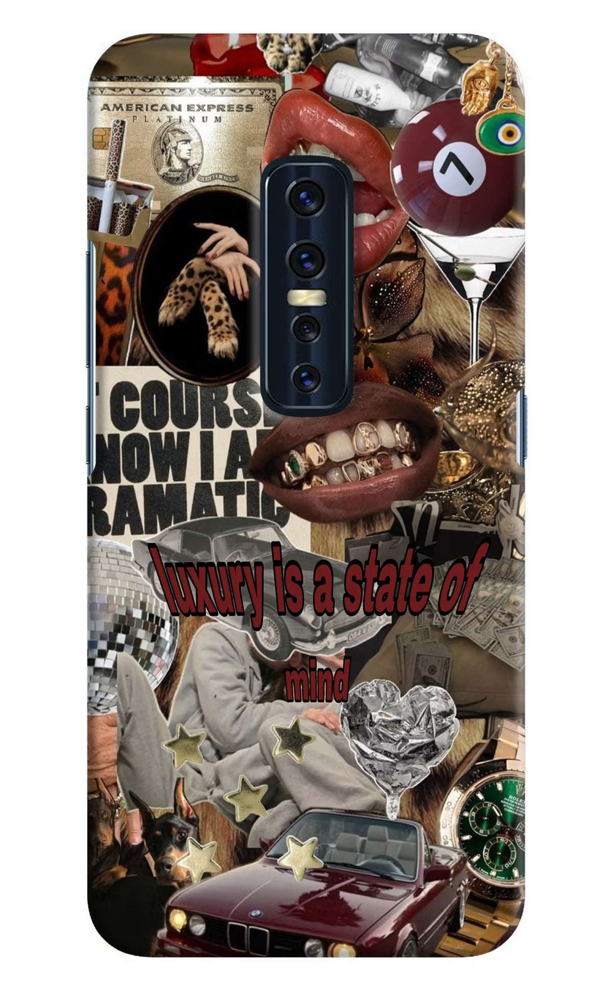 Luxury Vivo V17 Pro Hard Case Back Cover by Casekaro