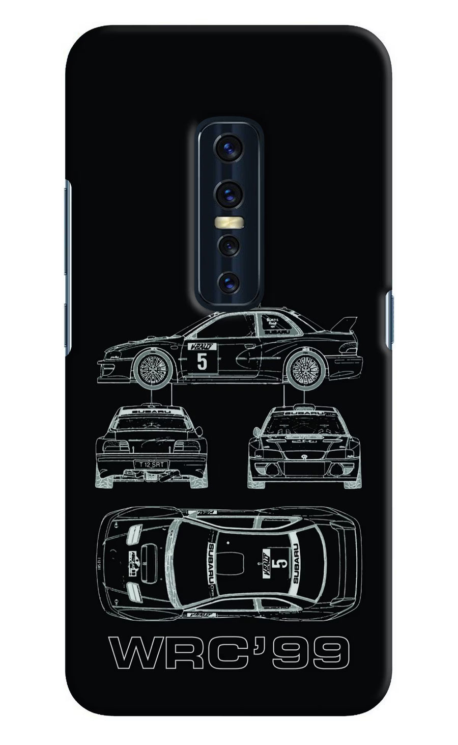 WRC'99 Vivo V17 Pro Back Cover, Hard case