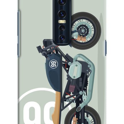 Classic Cafe Racer 99 Vivo V17 Pro Hard Case Back Cover by Casekaro