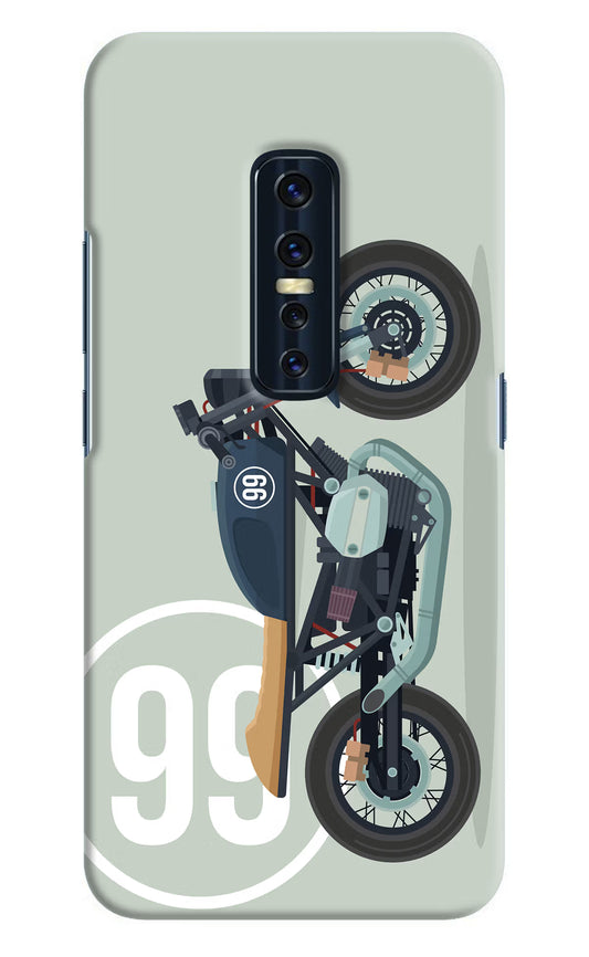 Classic Cafe Racer 99 Vivo V17 Pro Hard Case Back Cover by Casekaro