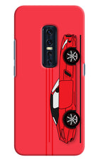 Red Velocity Vivo V17 Pro Hard Case Back Cover by Casekaro