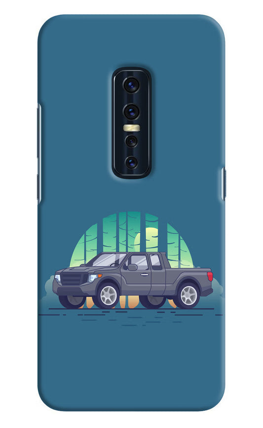 Retro Garage Vibe Vivo V17 Pro Hard Case Back Cover by Casekaro