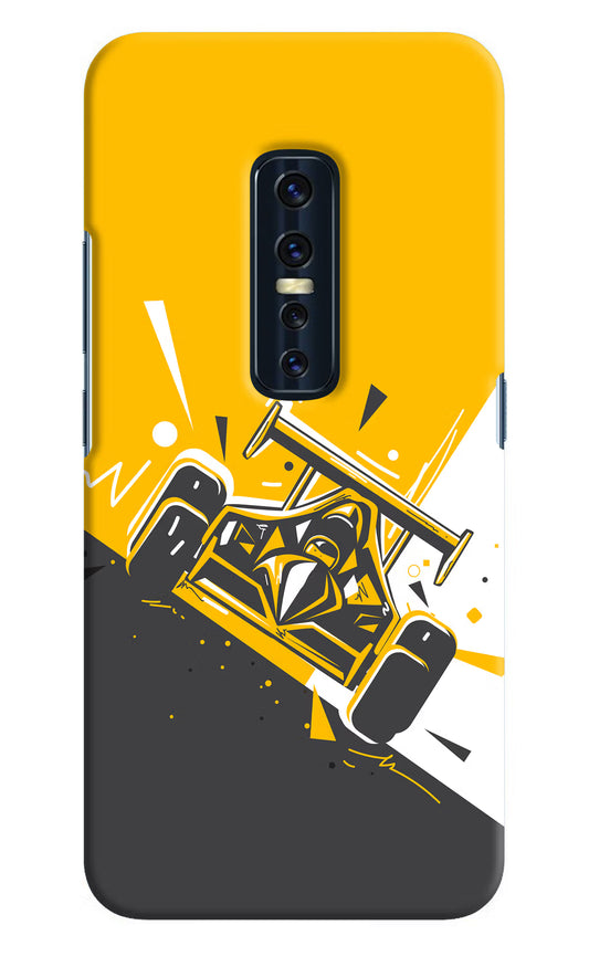 Track King Vivo V17 Pro Hard Case Back Cover by Casekaro