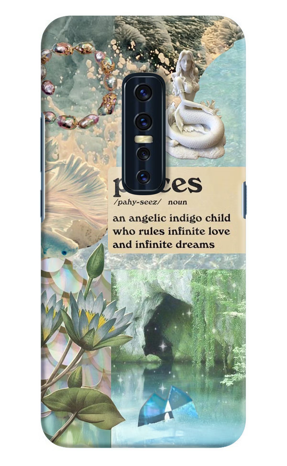 Pisces Zodiac Vivo V17 Pro Hard Case Back Cover by Casekaro