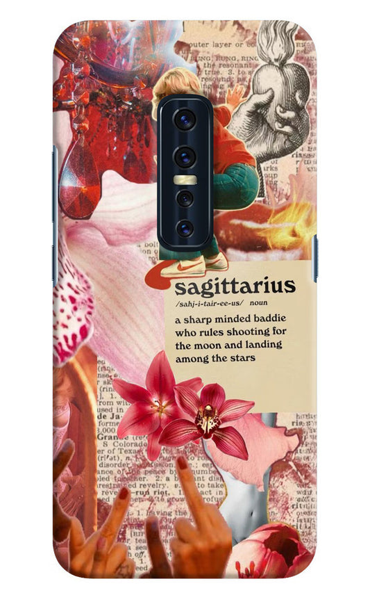 Sagittarius Zodiac Vivo V17 Pro Hard Case Back Cover by Casekaro